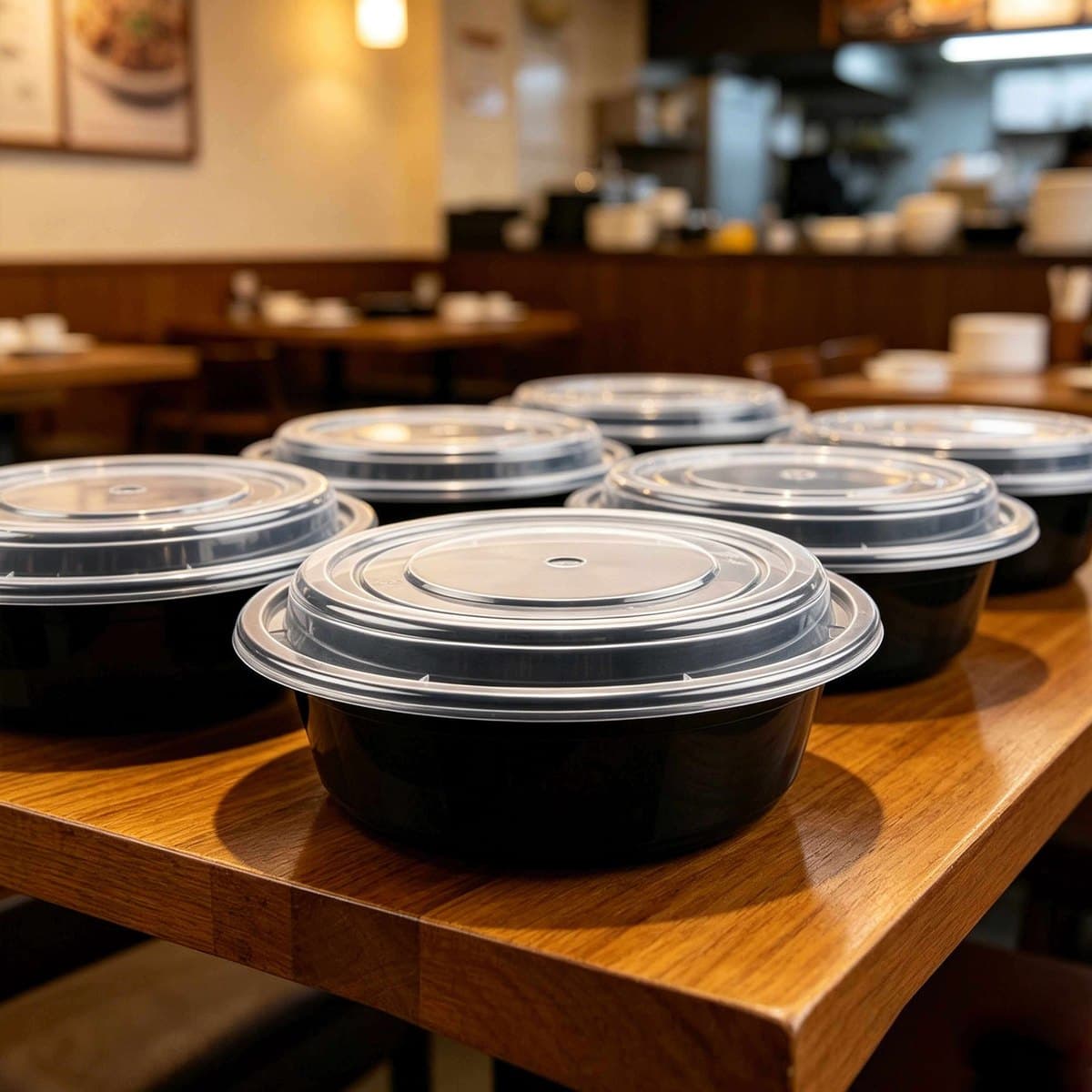32oz Round Microwave Container with Lid