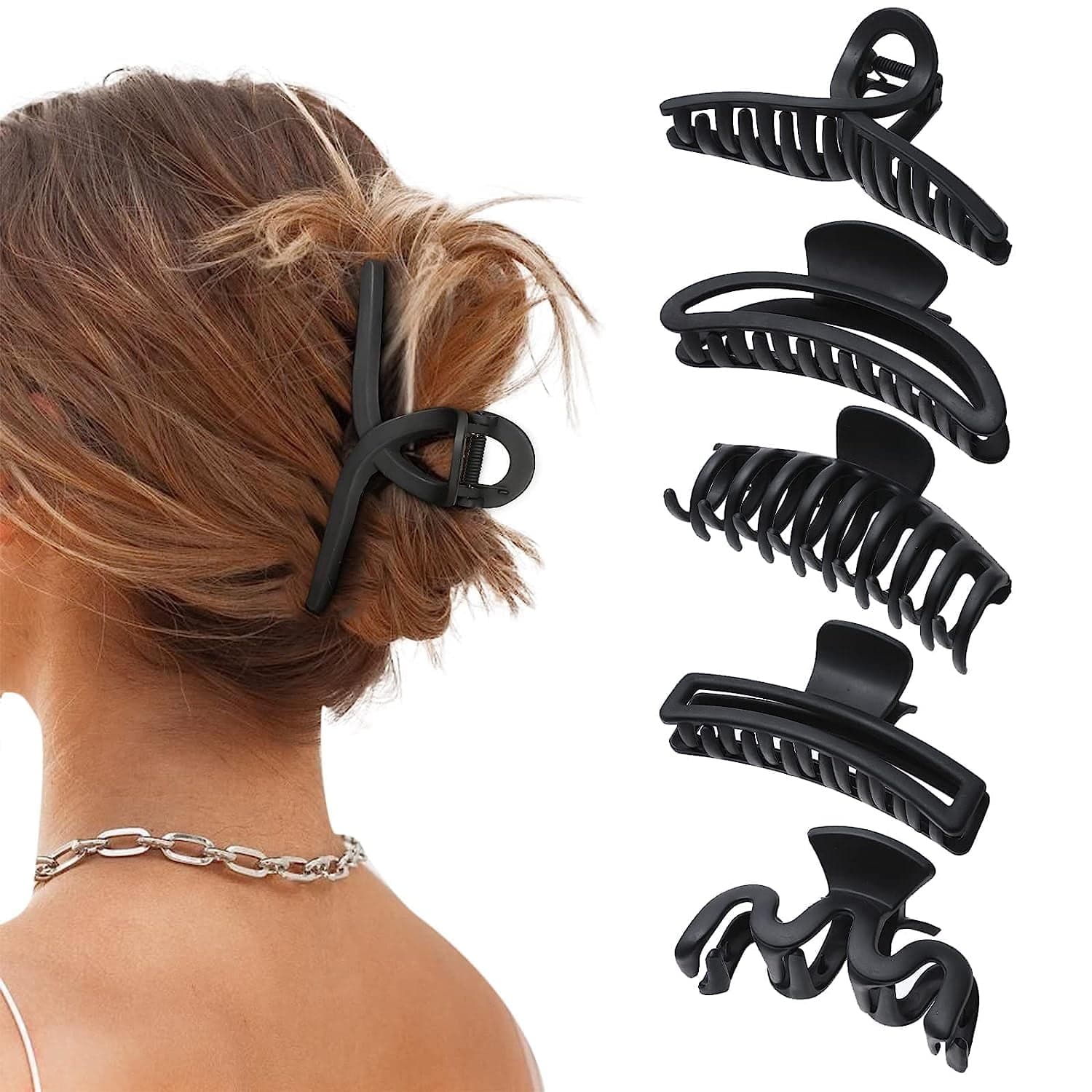 Womens Large Hair Claw Clip Clamp