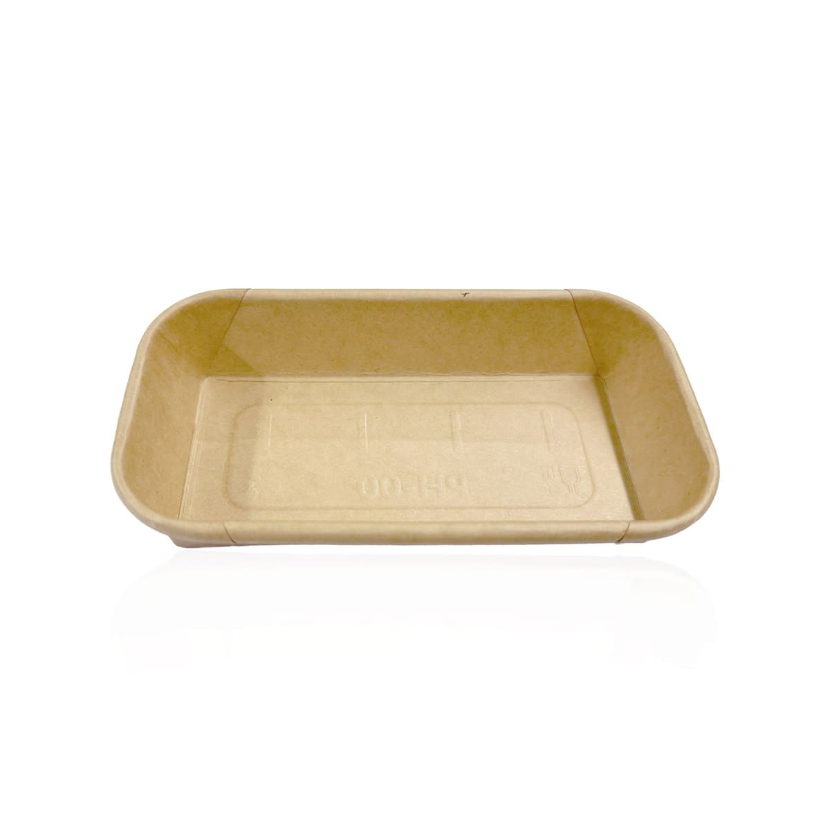 5.47" x 3.11" x 0.96" Kraft Paper Tray thumbnail 4