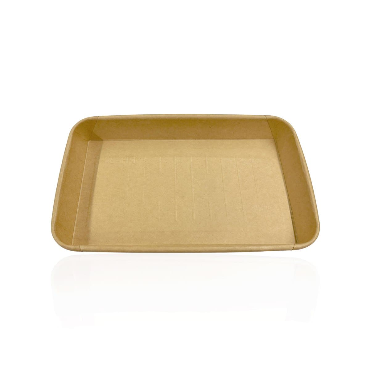 8.70 x 5.43 x 0.96 Kraft Paper Tray thumbnail 2