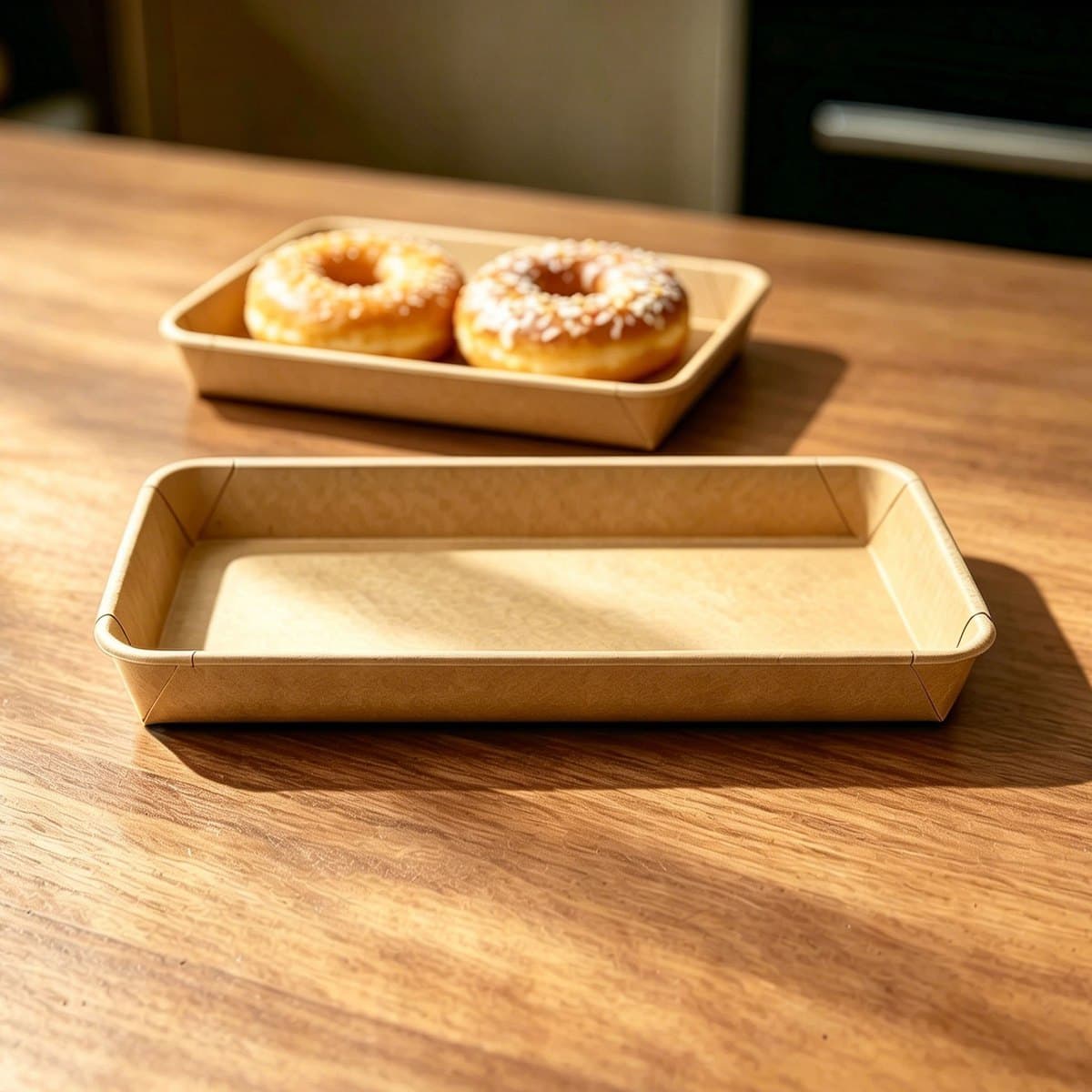 8.70 x 5.43 x 0.96 Kraft Paper Tray