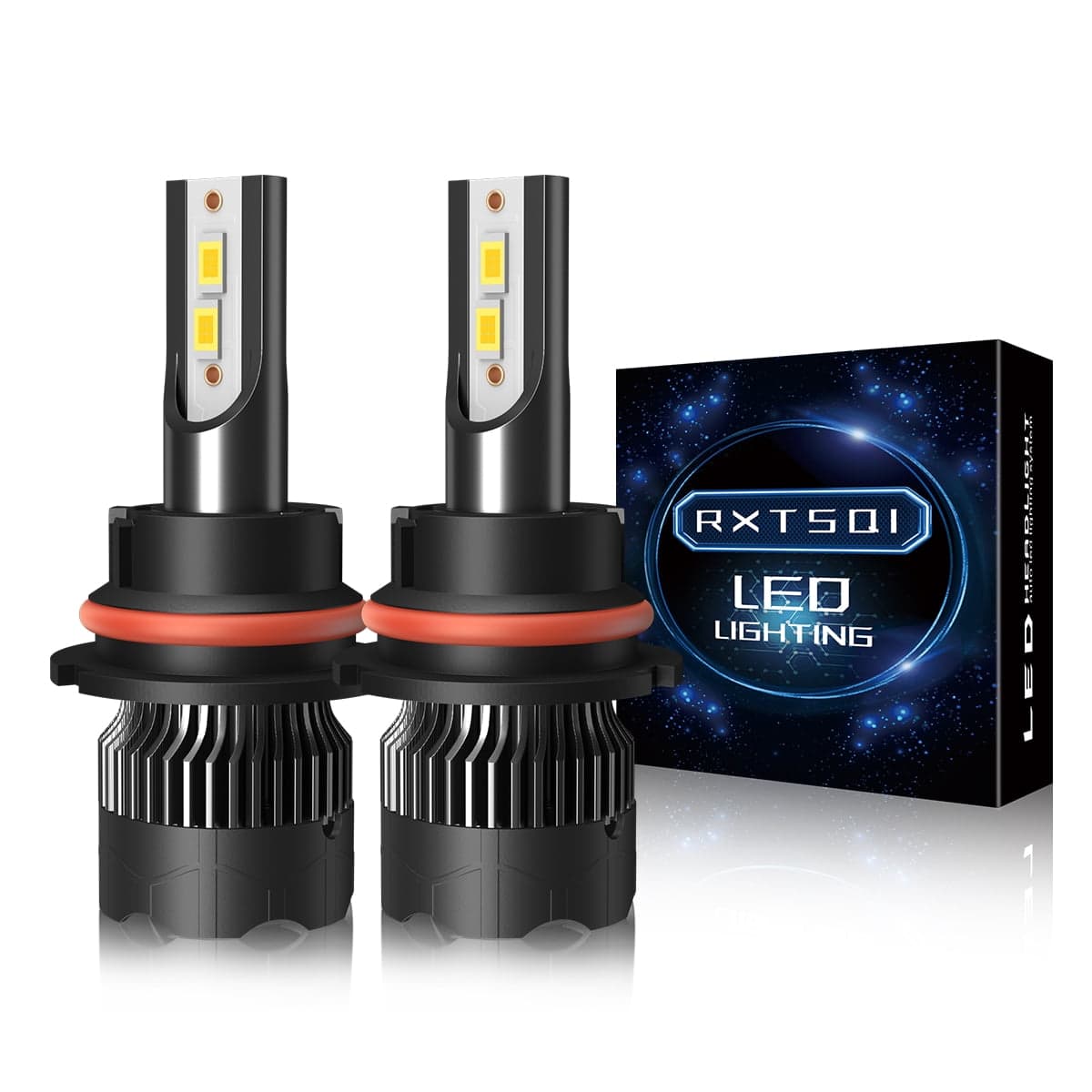 Feberg 12V HB5 H13 V15 LED Headlight, High Brightness Hi/Lo Beam, Universal Fit