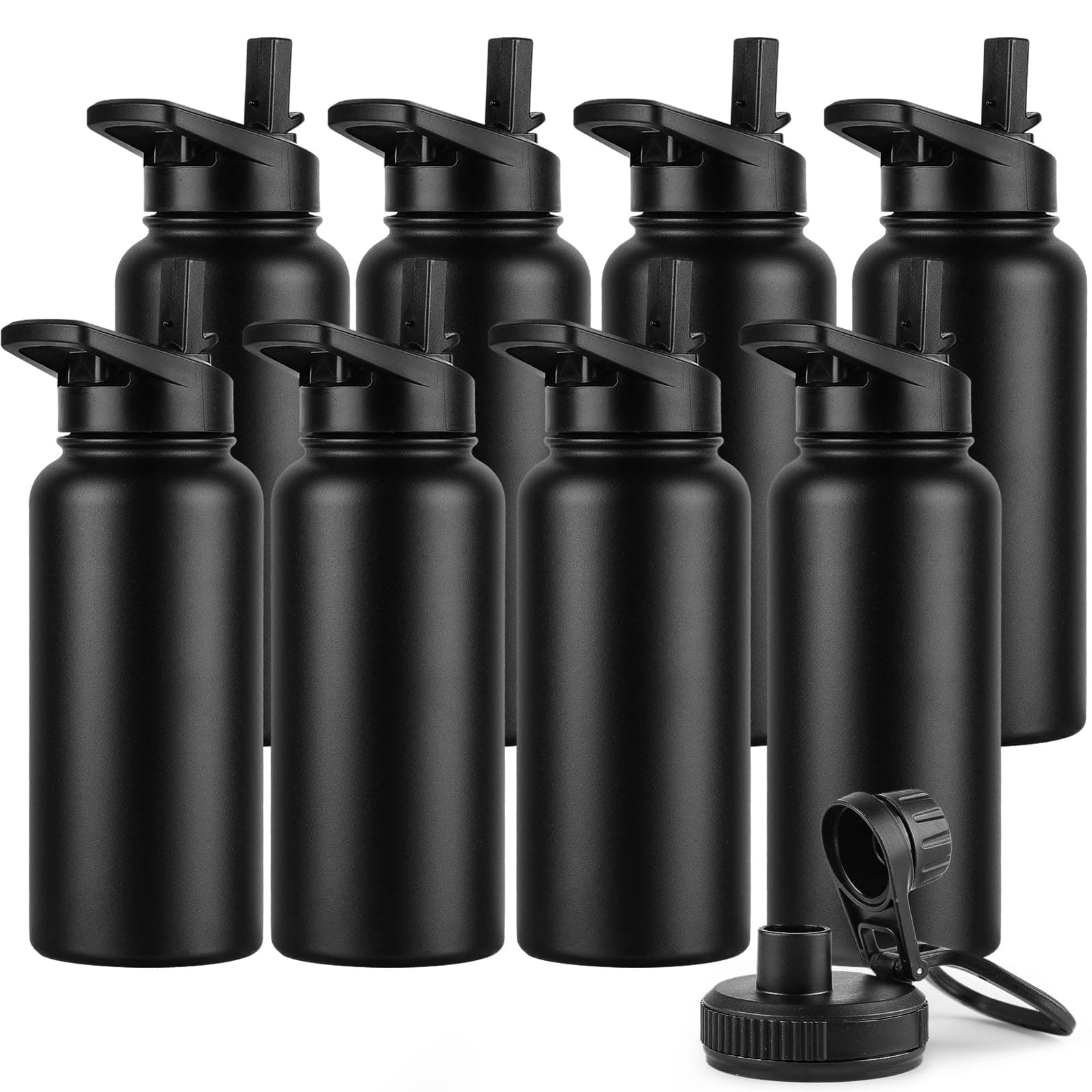 32 oz Spout Lid - Insulated Black