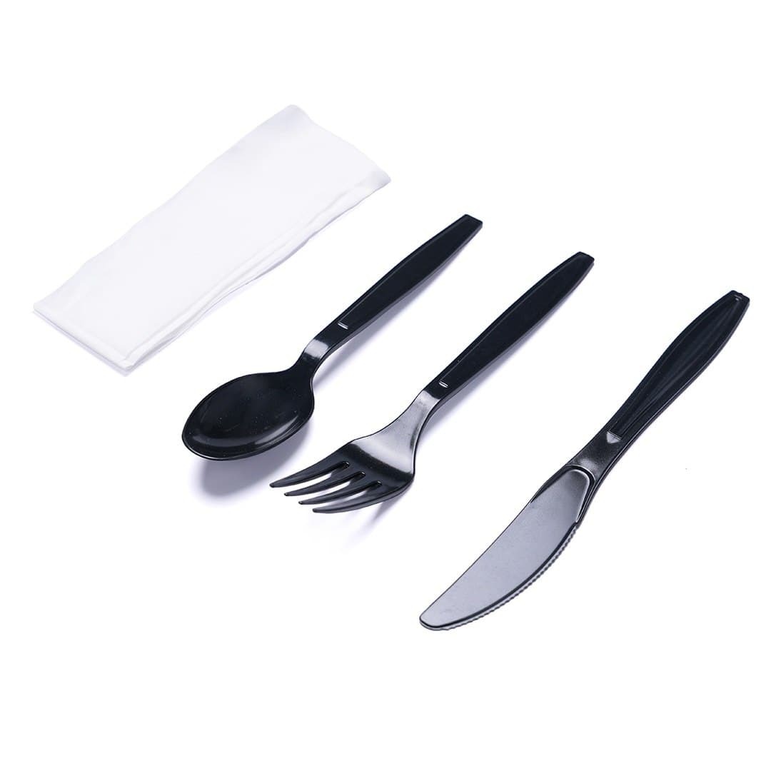 Heavy Weight 3N1 Kit(Knife+Fork+Napkin,1ply,8"x10") thumbnail 2