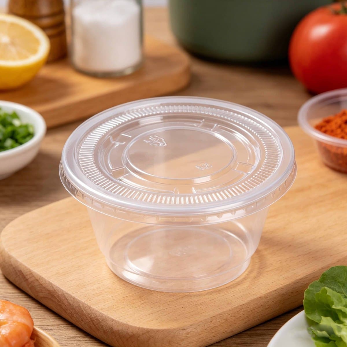 Lid for 0.75/1oz PP Portion Cup