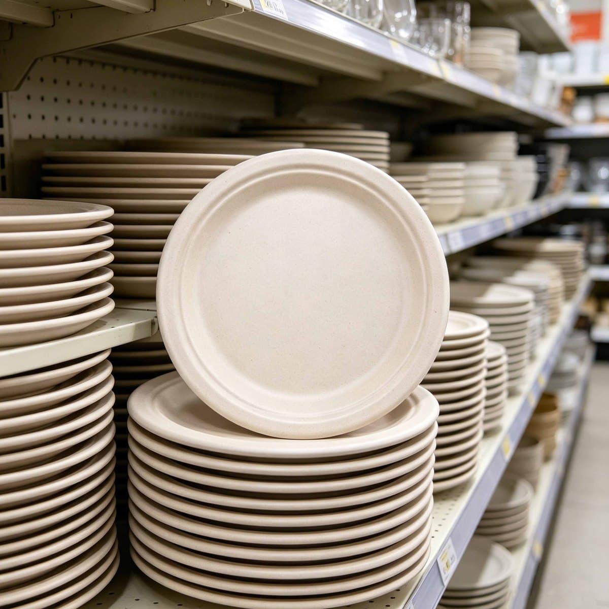 9" Bagasse Plate