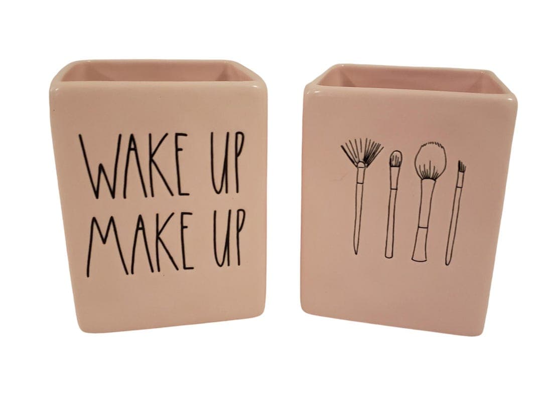 ‘Wake Up Make Up’ Cylindrical Organizer NWOT