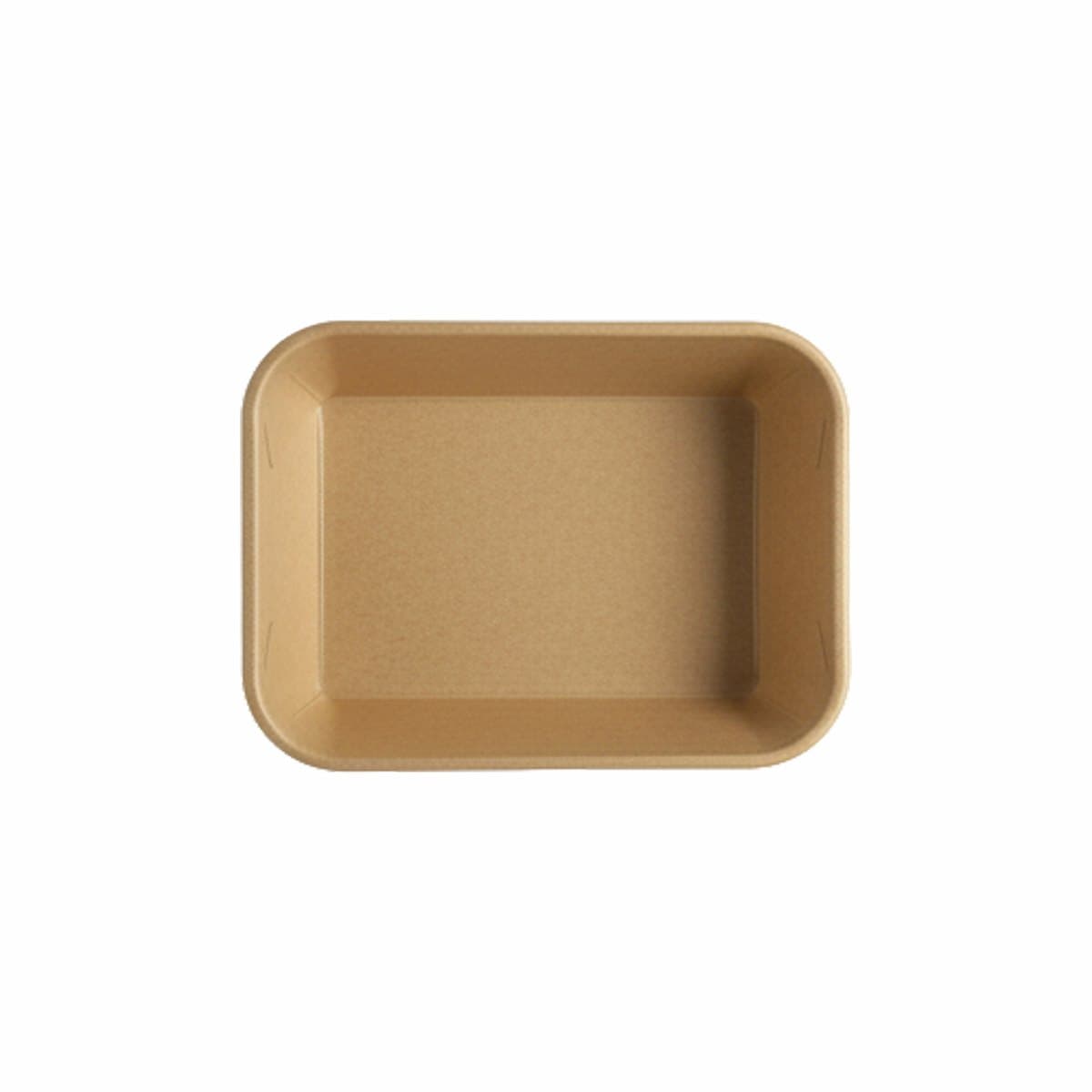 Kraft square paperboard container 67oz thumbnail 2