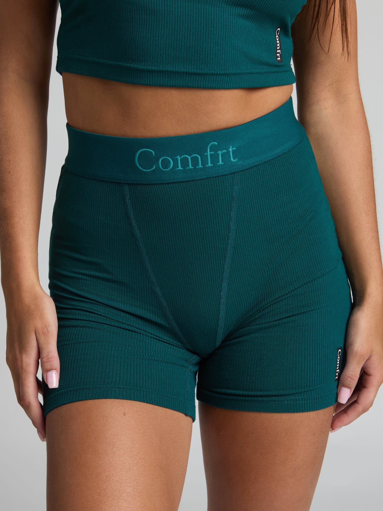 Comfrt Rib Contour Boxer Size:XS Color: Pine