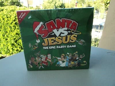 Christmas Card Game Santa VS Jesus The Epic Party Game Sealed Holiday Fun time