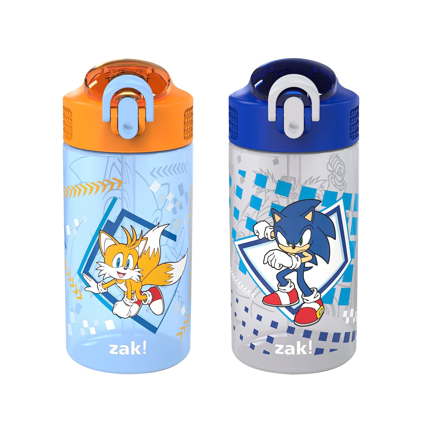 Sonic Kids Water Bottle, 2-Pack, 17.5 oz, Leak-Proof