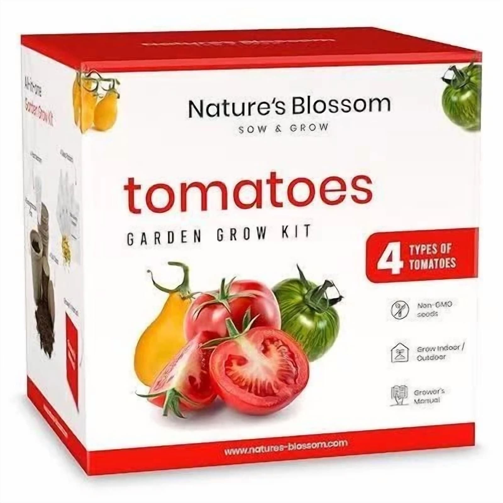 Tomato Garden Kit – 4 Seed Types, Pots & Markers