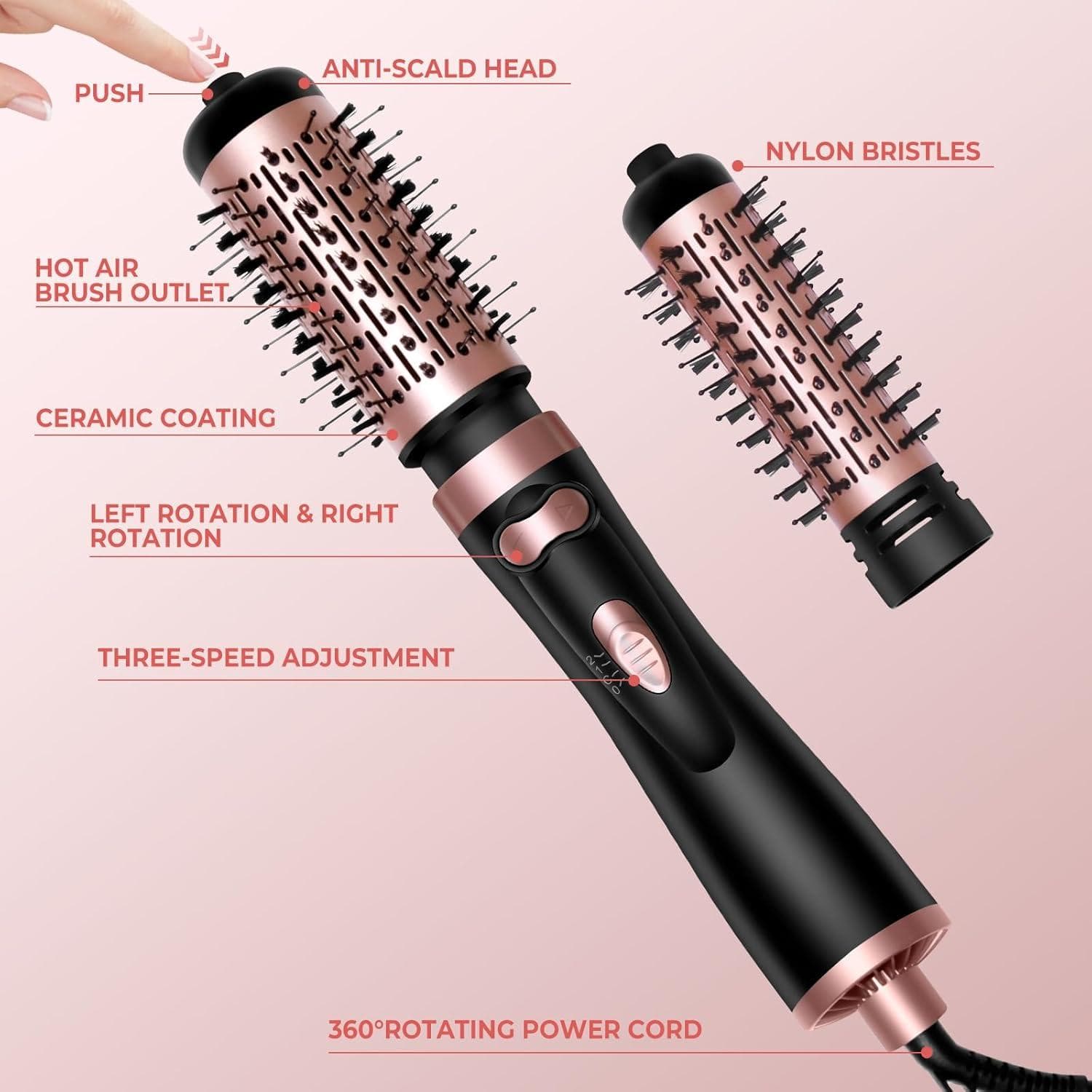Hot Hair Dryer Brush 3 in 1 oudim