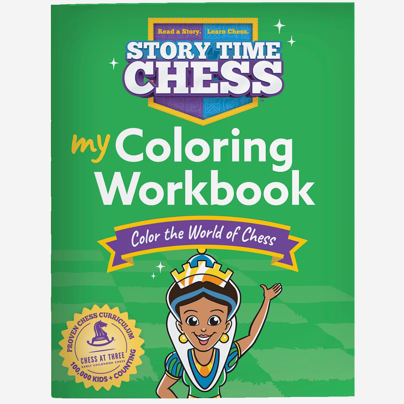 Story Time Chess-My Coloring Workbook-Book-Color the World of Chess-2021-Book 2