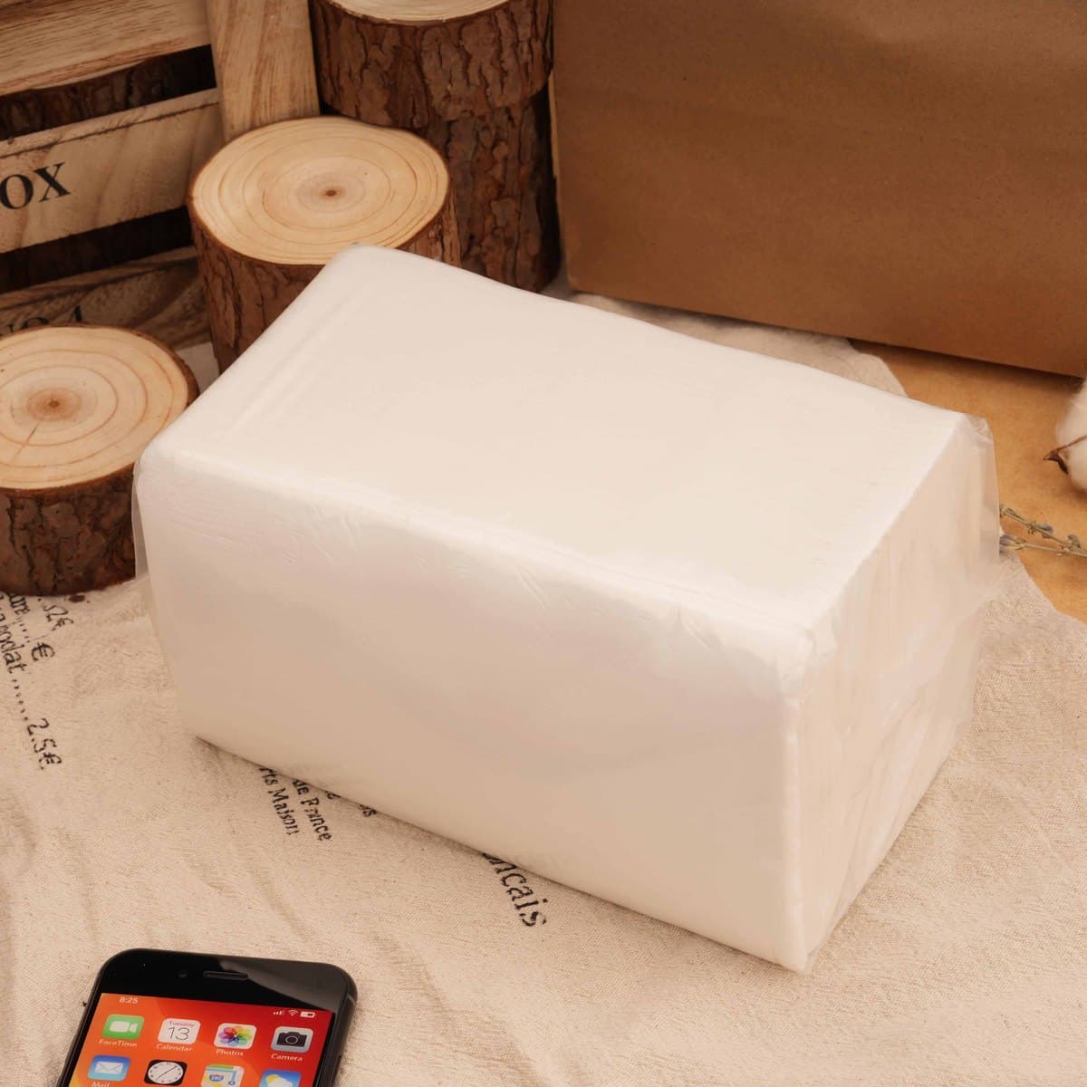 Dinner Napkin,1/8 Fold,2ply,White,150pcs/bag,Bulk,20bag/case