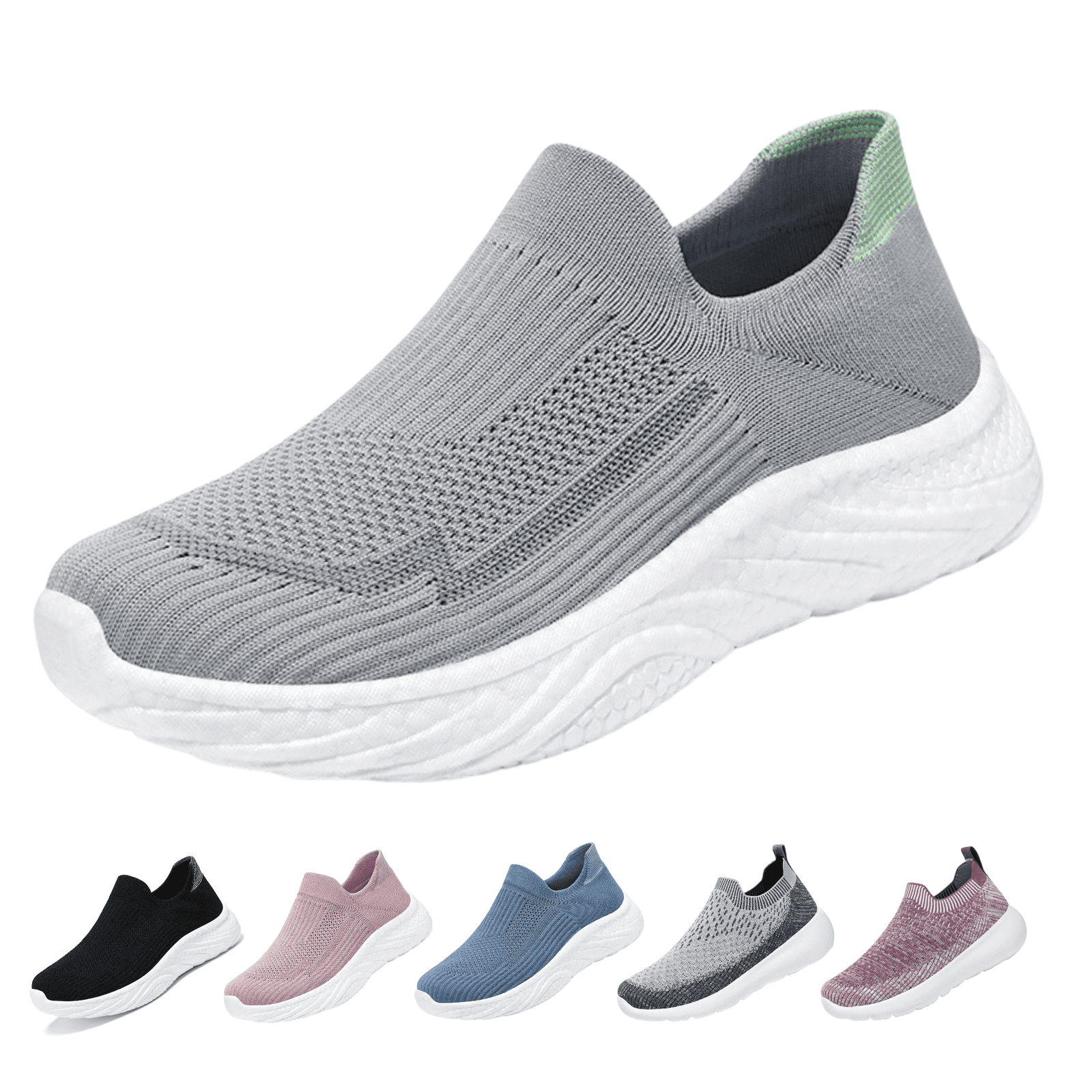 12.5 Women/11 Men Slip On Sneakers:  Comfortable All-Day Wear