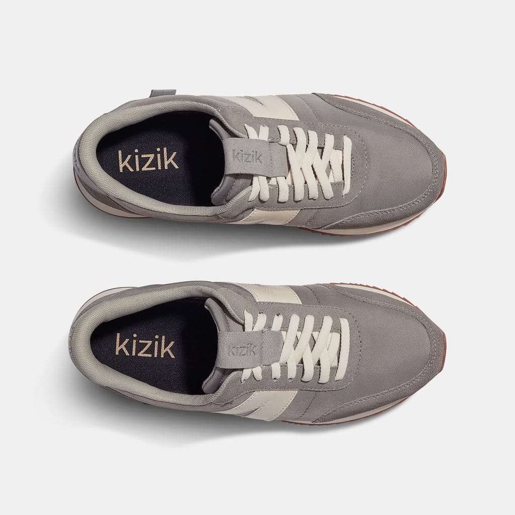 Kizik Milan Granite Womens Athletic Sneaker men 10.5 women 12