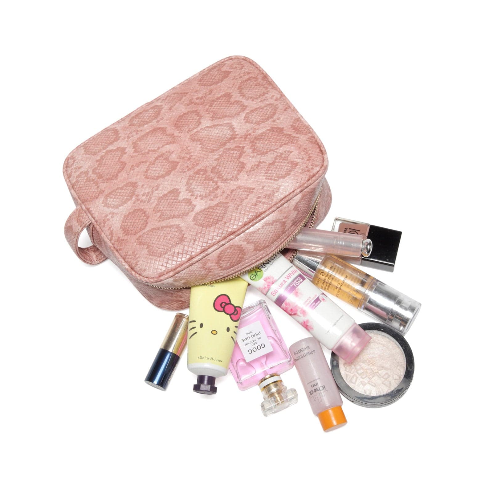 Daisy Rose Cosmetic Toiletry Make Up Travel Bag Waterproof&TSA Approved One_Size