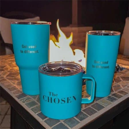 NEW! The CHOSEN ~ "GET USED TO DIFFERENT" STAINLESS STEEL TUMBLER MUG ~ 16 oz