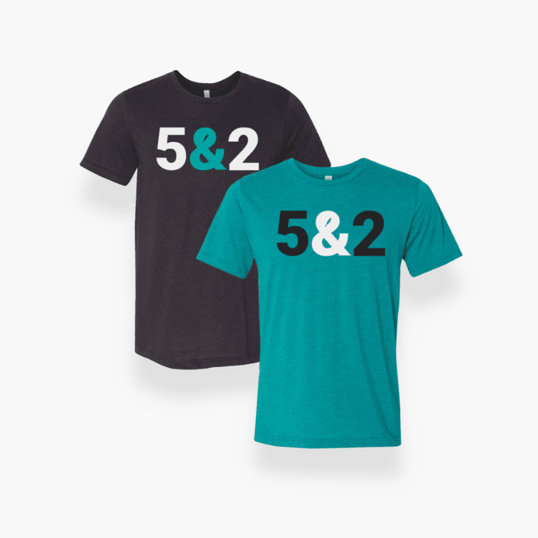 5&2 T-Shirt L Color: Black