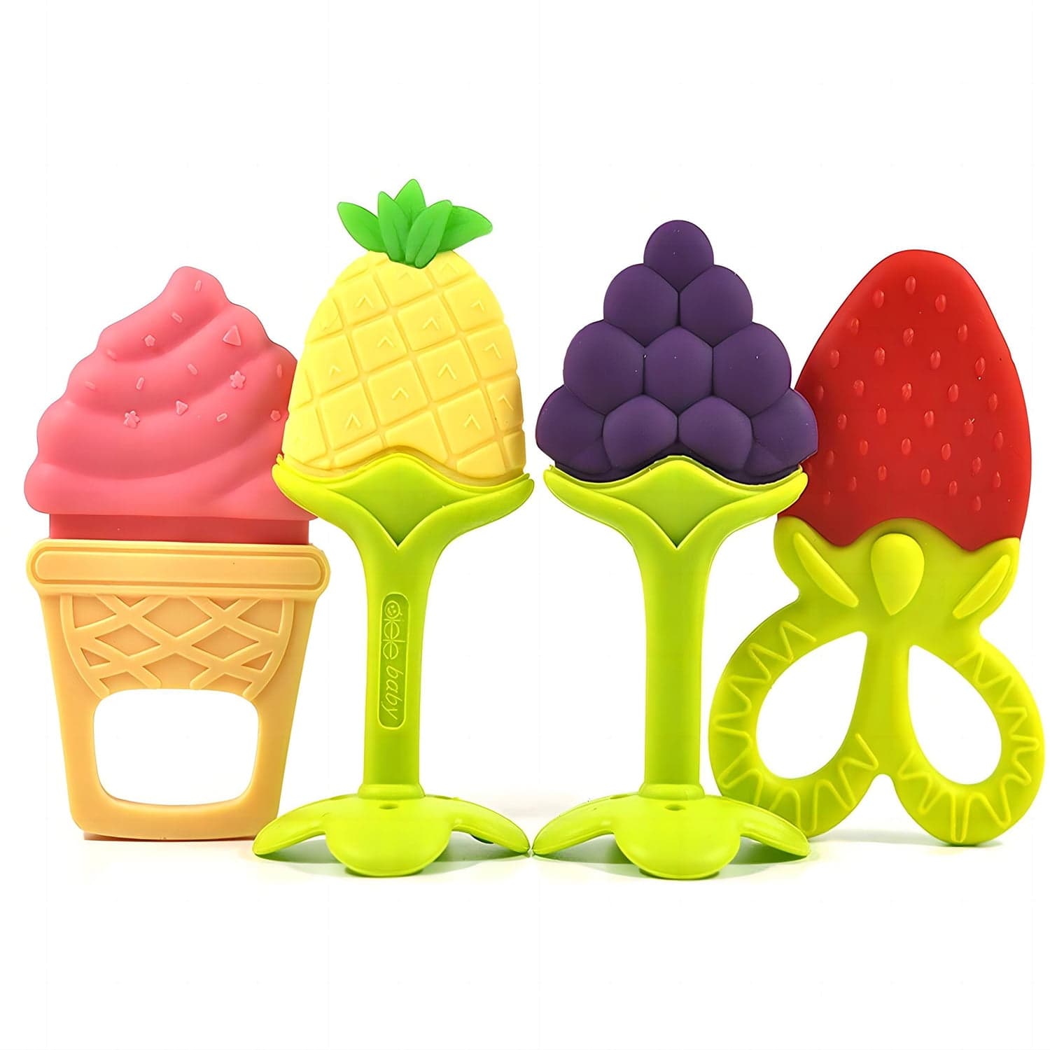 Chewing Toy Durable Teether Chew Toys With Fruit Shape Design