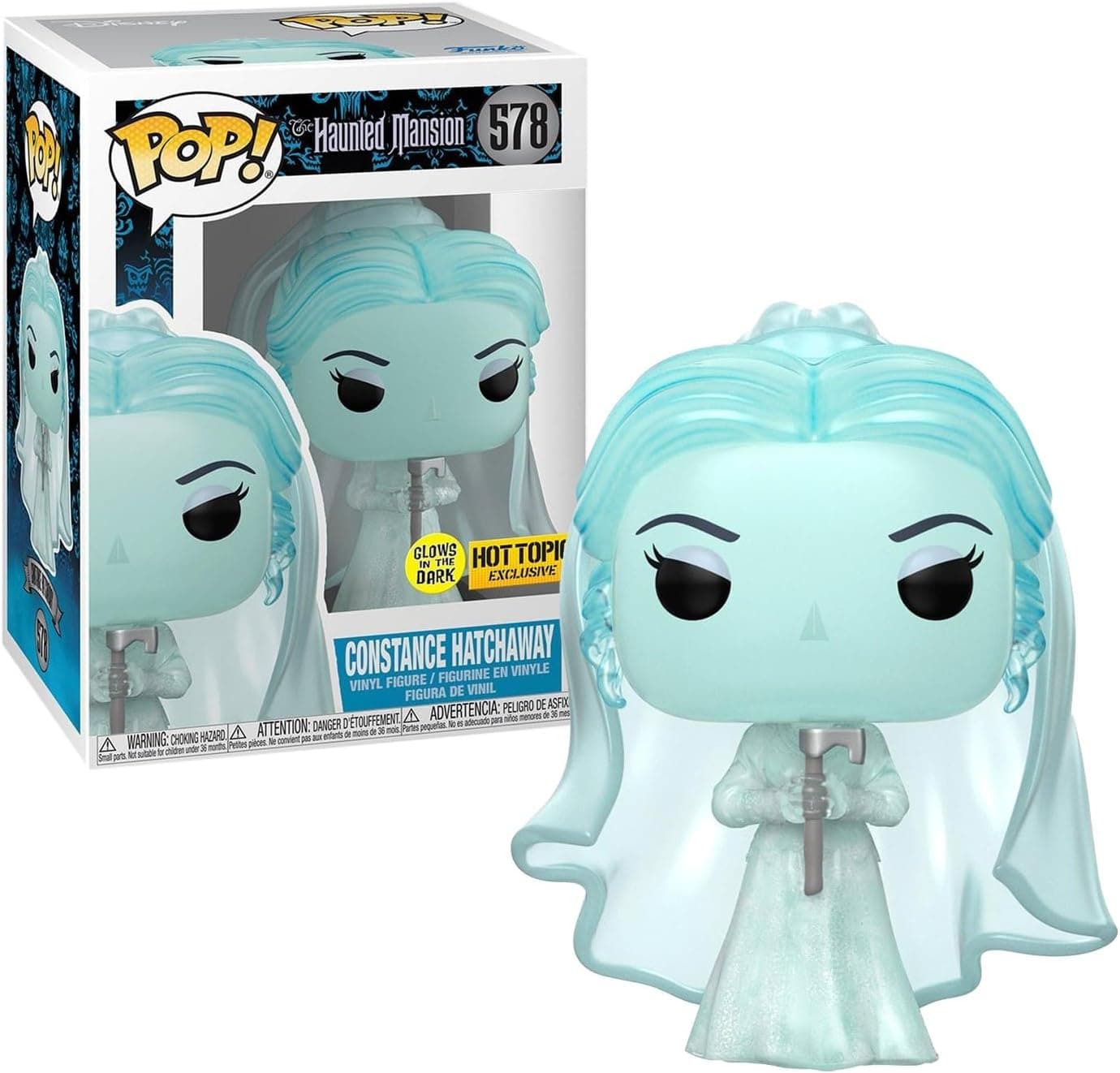 Funko Pop! Disney Haunted Mansion #803 Constance – Exclusive Vinyl Figure, New