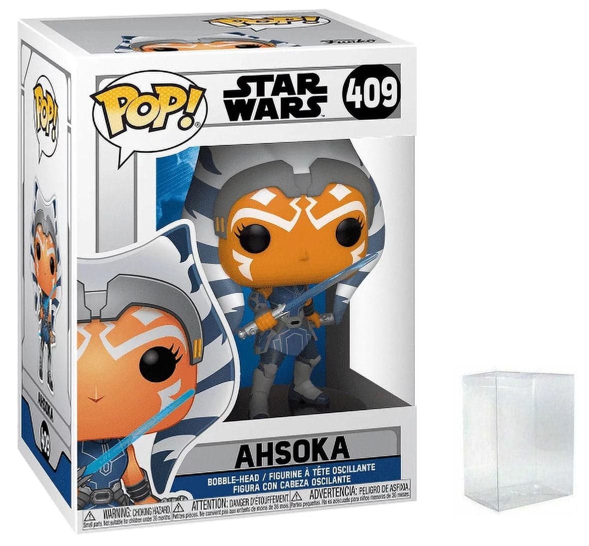 Funko Pop! Star Wars Ahsoka Tano #409 Exclusive Vinyl Figure – Mint in Box