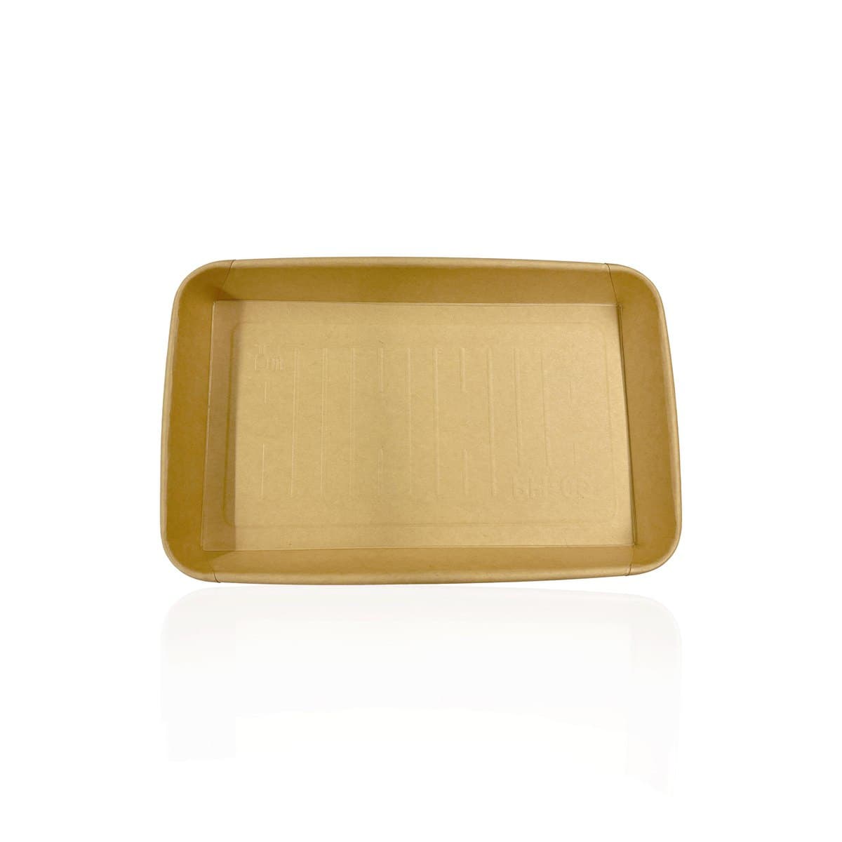 9.51 x 6.00 x 0.96 Kraft Paper Tray thumbnail 2