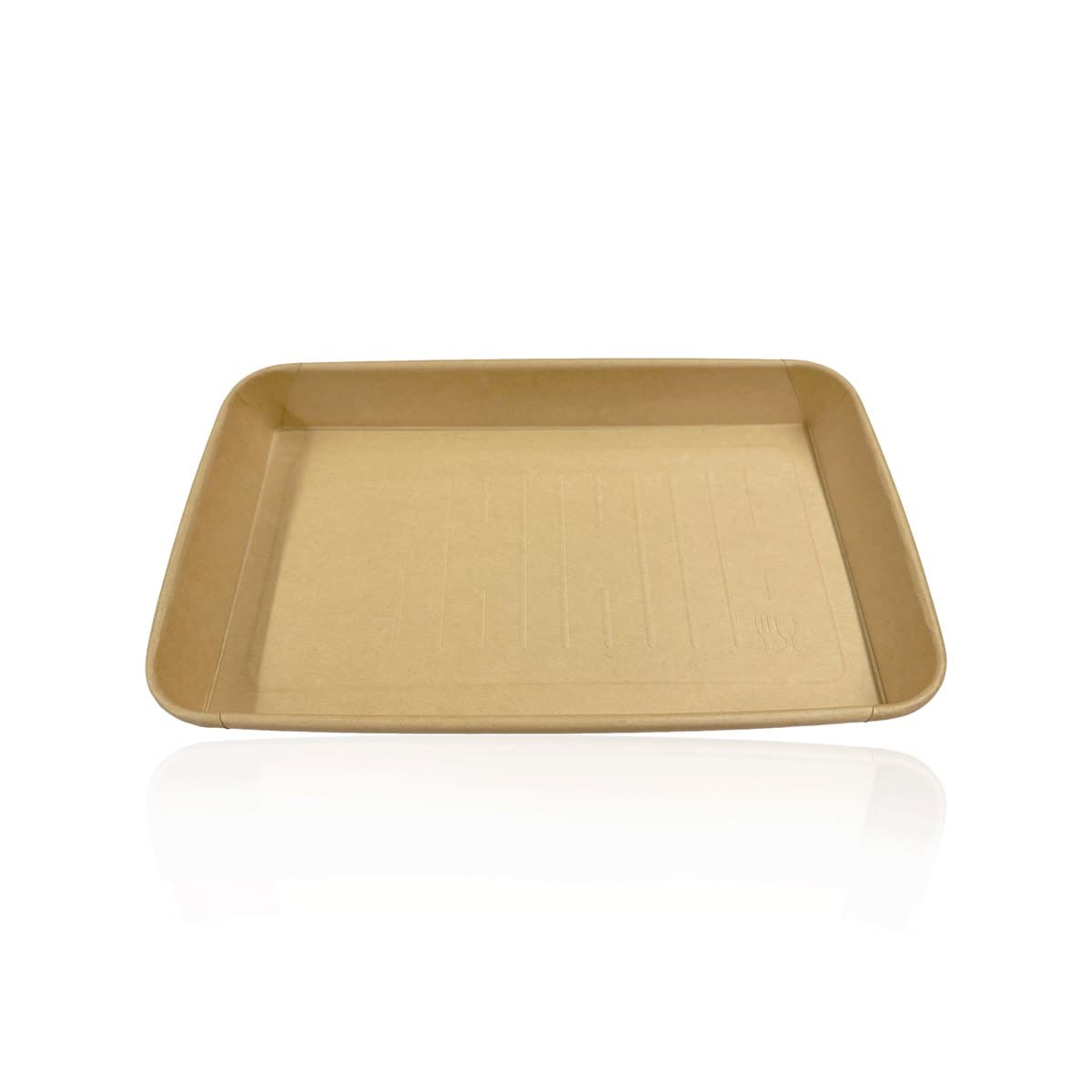 9.51 x 6.00 x 0.96 Kraft Paper Tray thumbnail 4