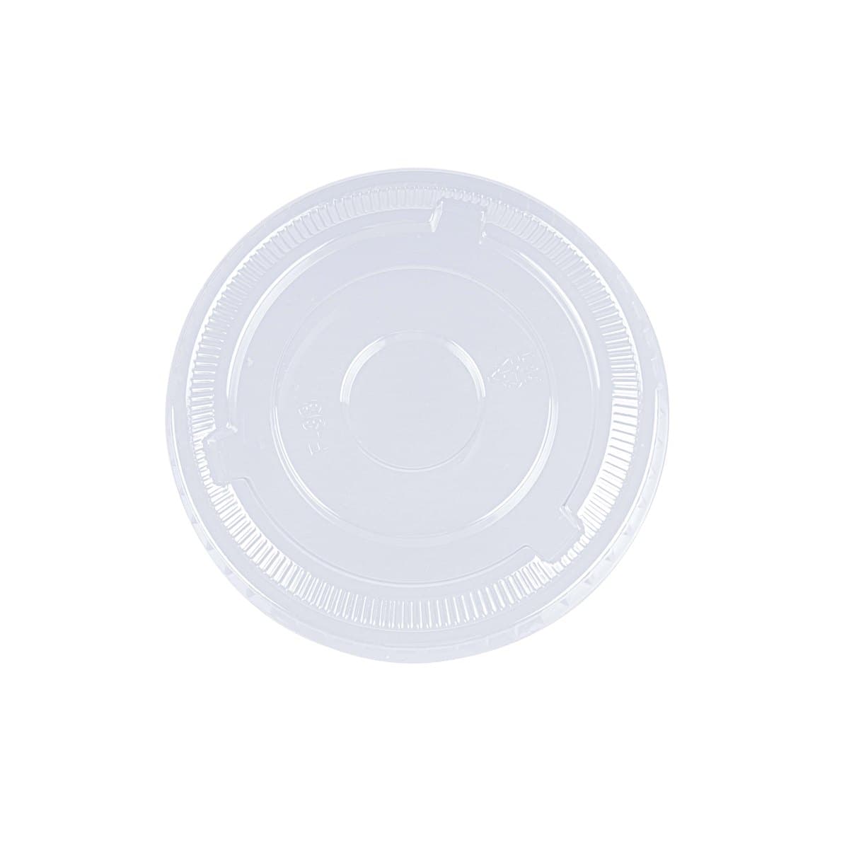 PET Flat Lid for 78mm PET Cold Cup without Hole thumbnail 3