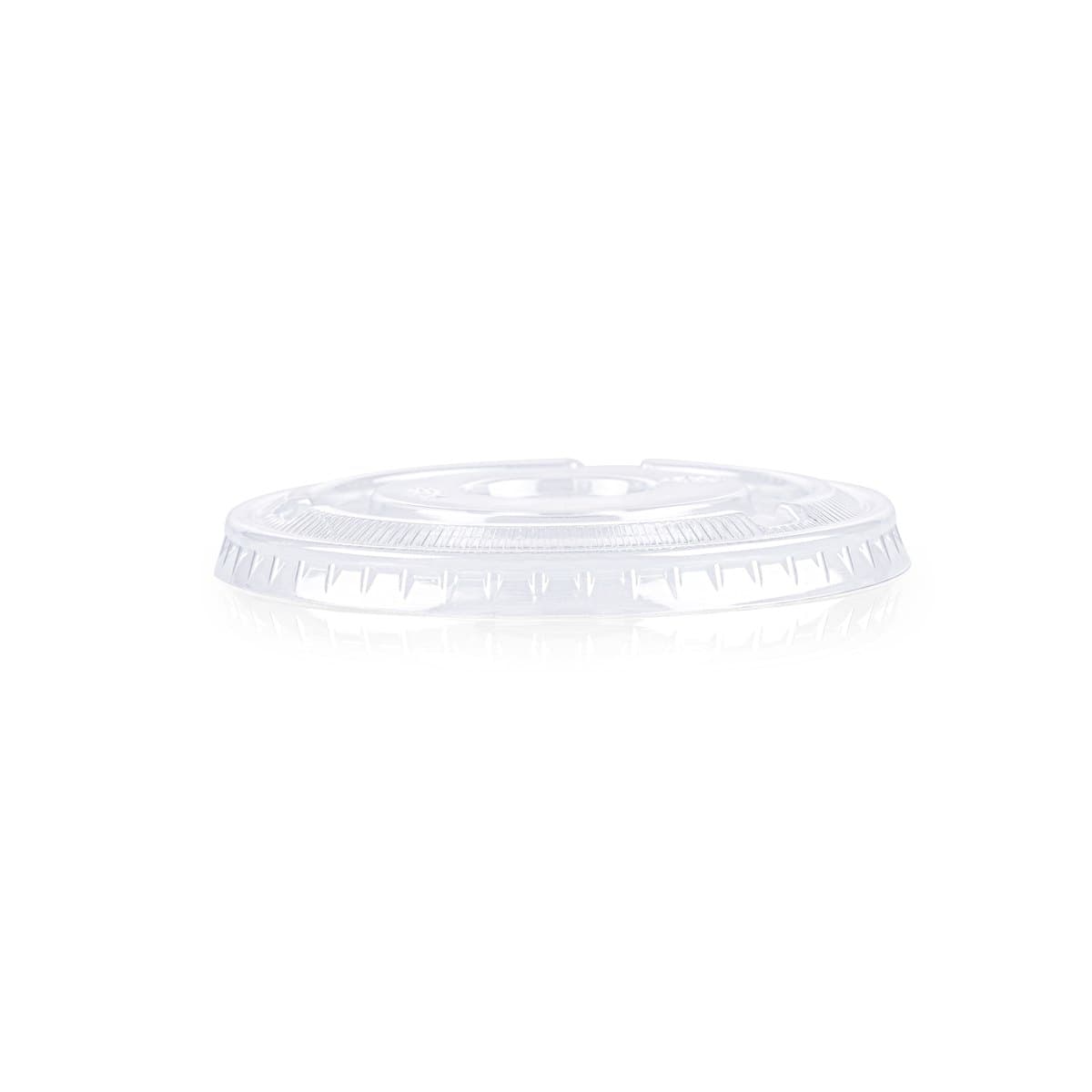 PET Flat Lid for 78mm PET Cold Cup without Hole thumbnail 4