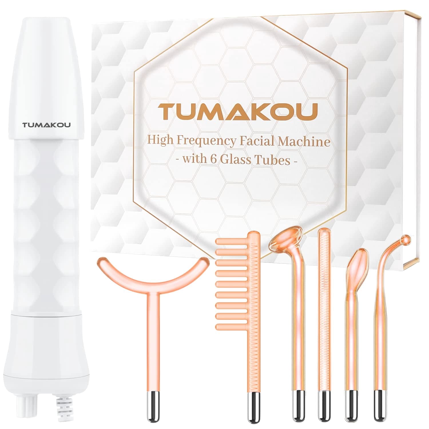 High Frequency Machine Glass Tube Acne Spot Wrinkles Remover Beauty Facial Care