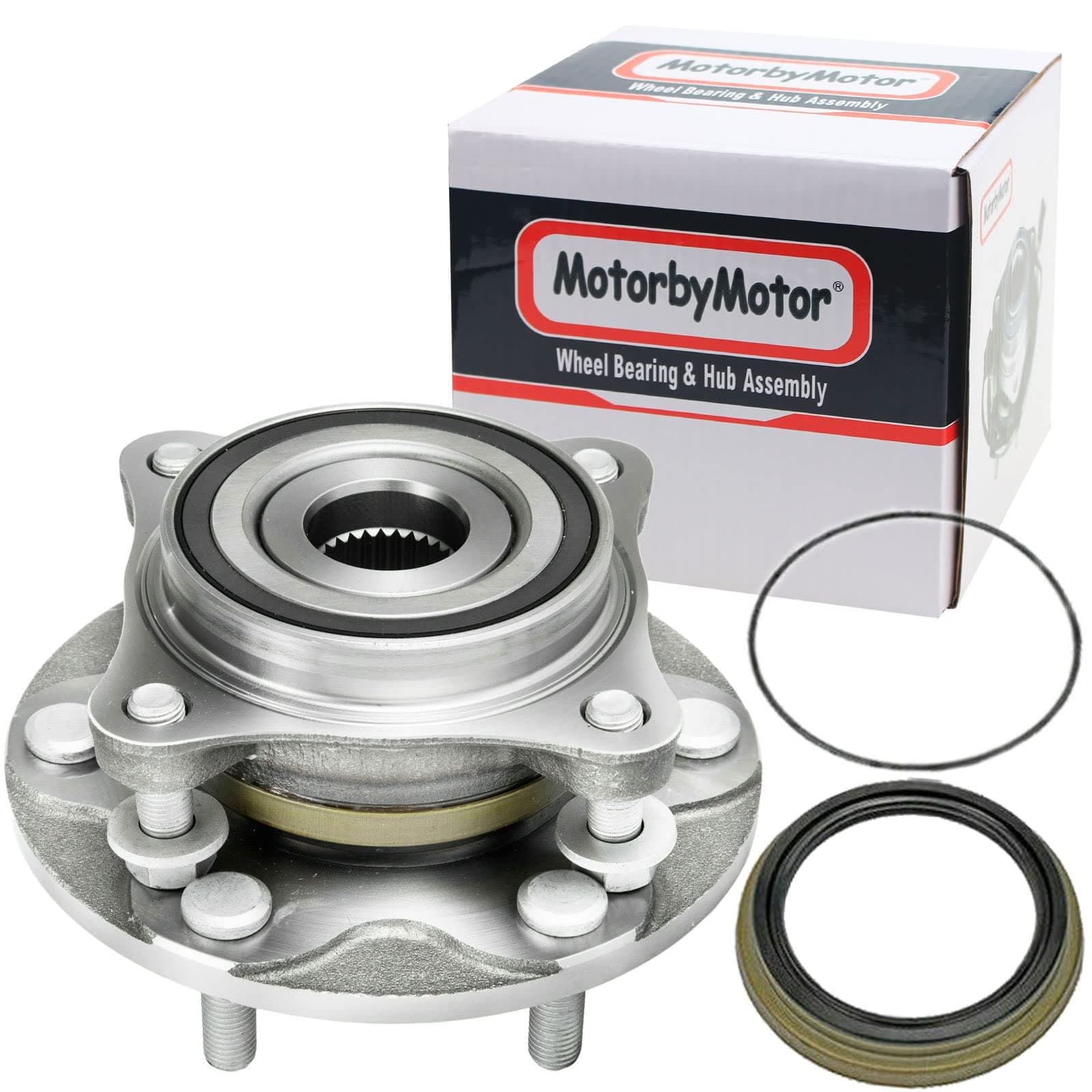 MotorbyMotor 950-001 Front Wheel Bearing and Hub Assembly