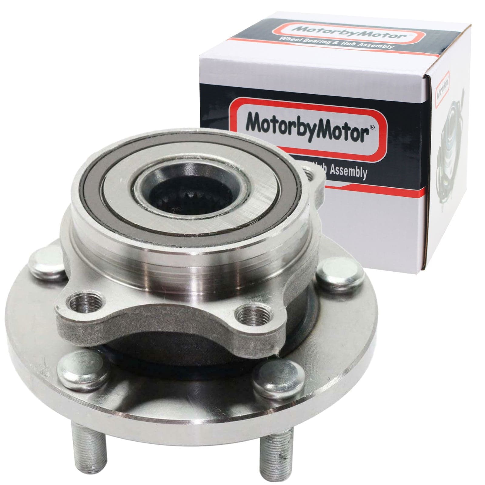 MotorbyMotor 515073 Front Wheel Bearing and Hub Assembly
