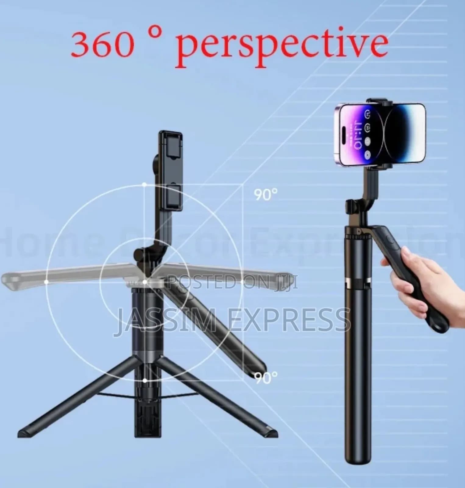 Y68 Selfie Stick 1.7M Phone Tripod