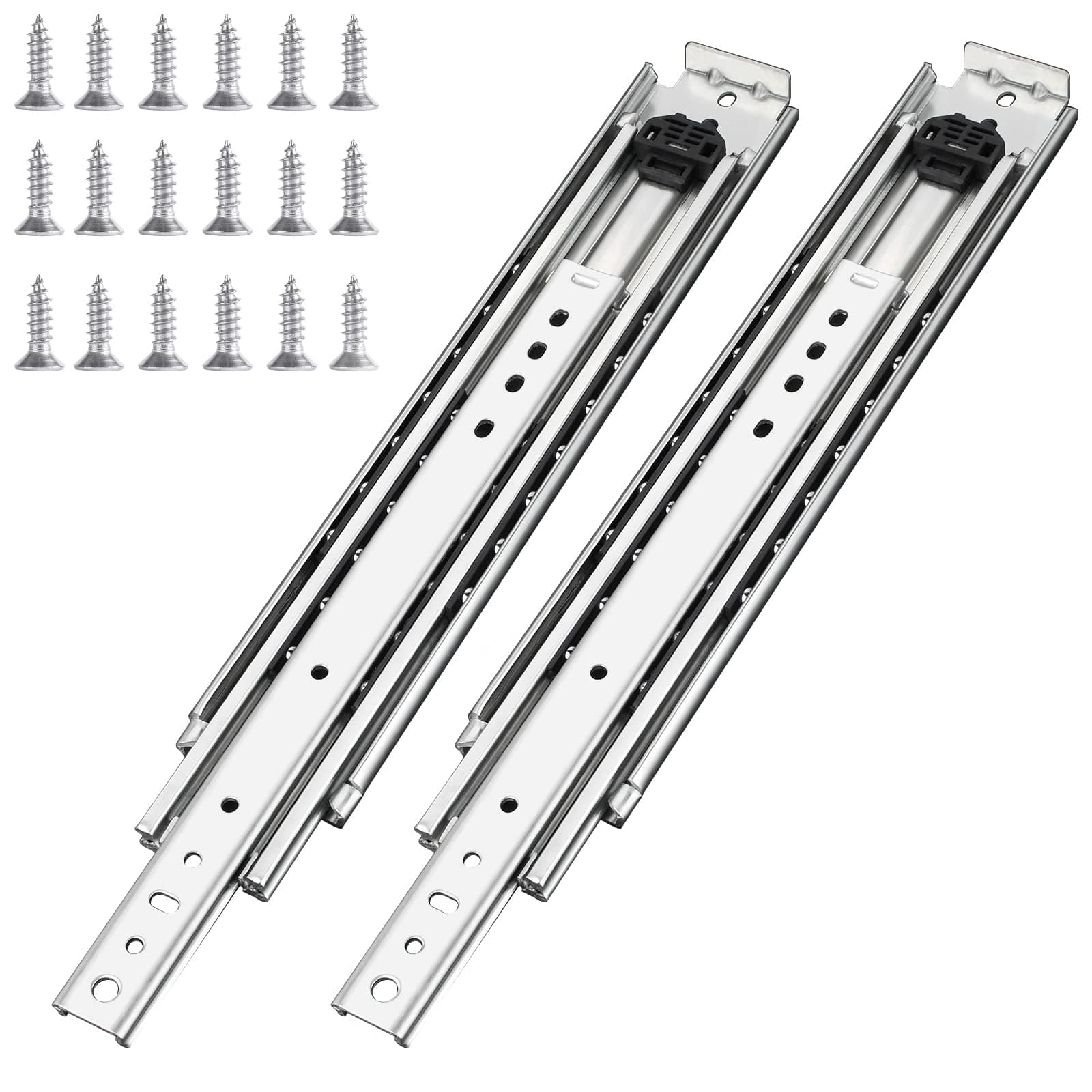 Mount Stainless steel Drawer Slide 500-lb Load Capacity 2 -Pieces