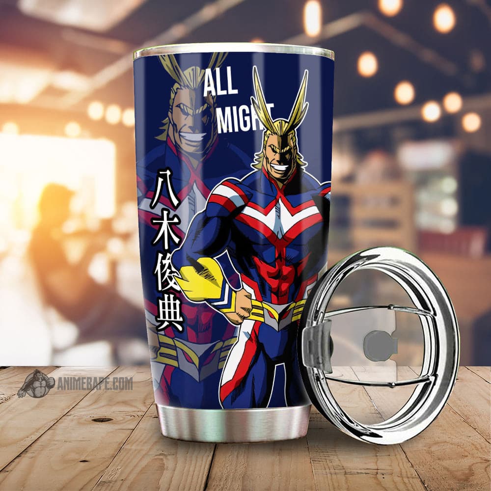 My Hero Academia All Might Tumbler With Straw Carnival Cup 20 oz Plastic Anime