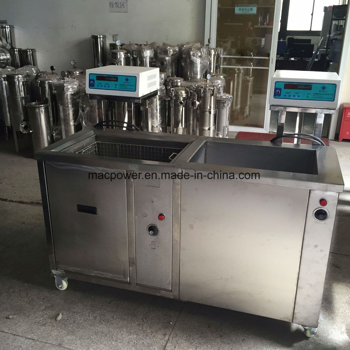 Brand New Single Tank Industrial Ultrasonic Cleaning Machine-Heavy Duty 80L Capa