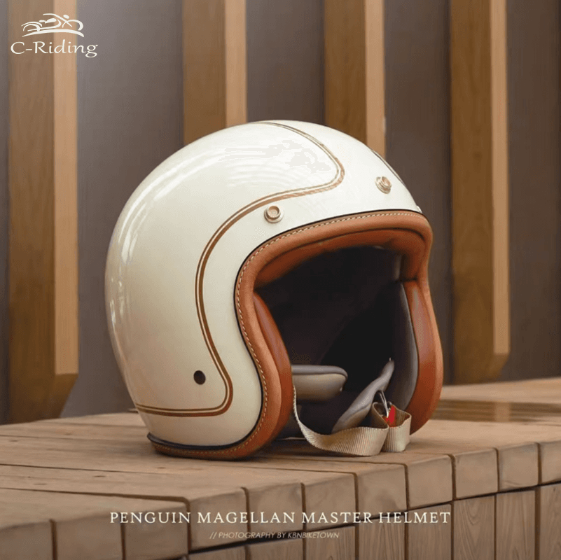 retro 3/4 de cara abierta, casco de motocicleta con visera, cascos vintage