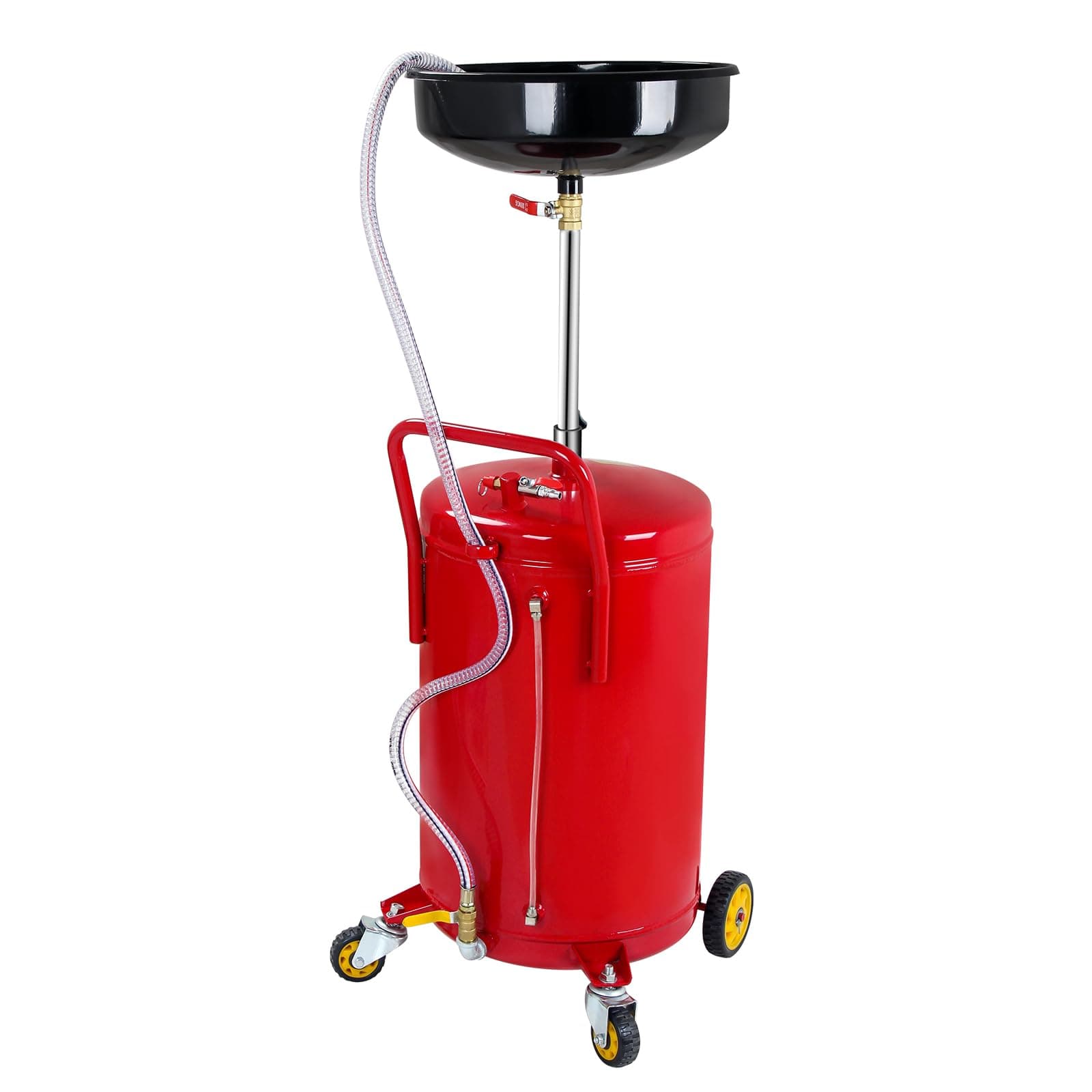 Oil Drain Tank 20 Gallon. Oil Drain Container, Fluid Fuel Transfer Drainage