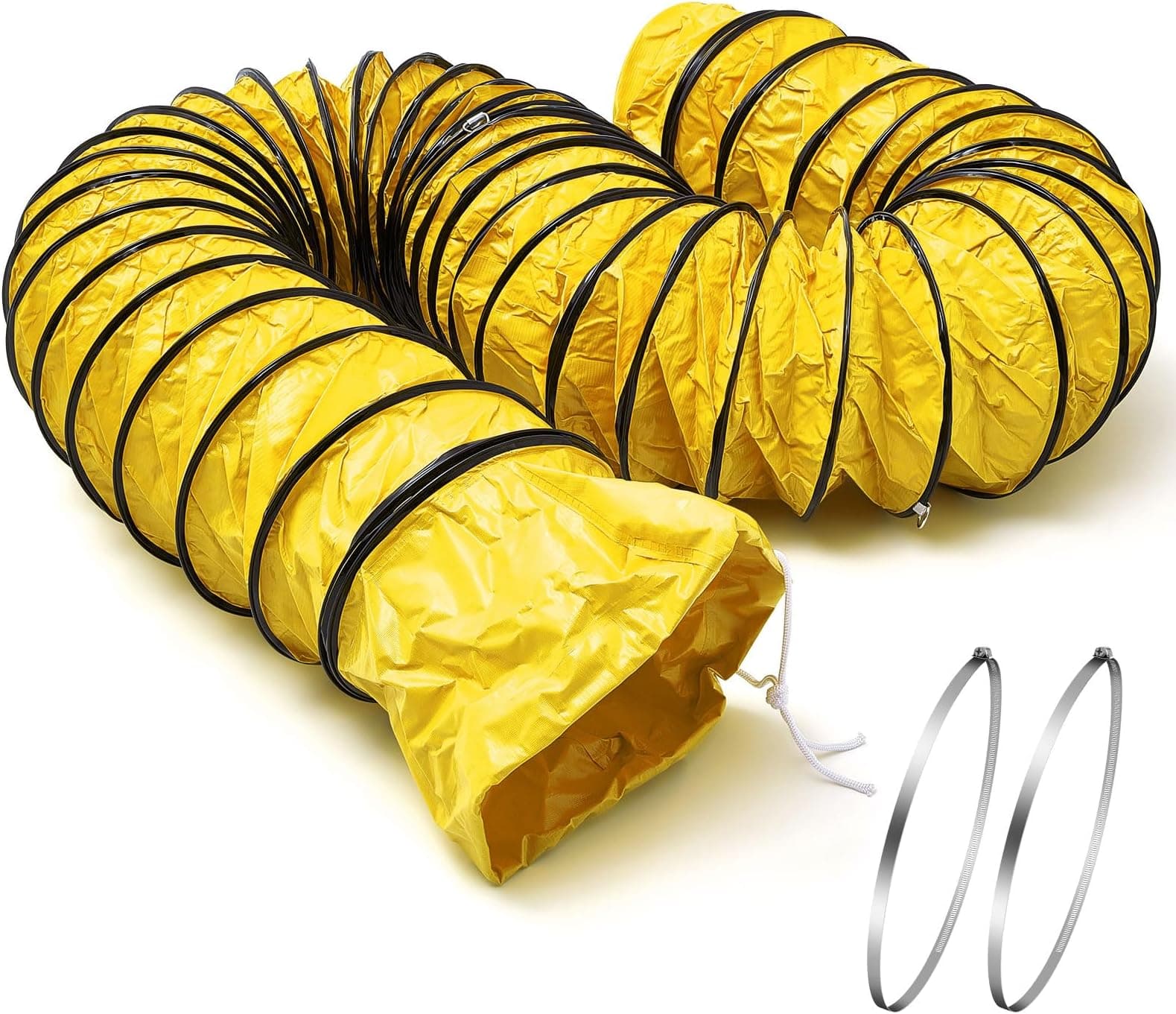 Flexible Duct Hosing 25 ft. PVC Ventilator Utility Blower Fan Ducting 12 in