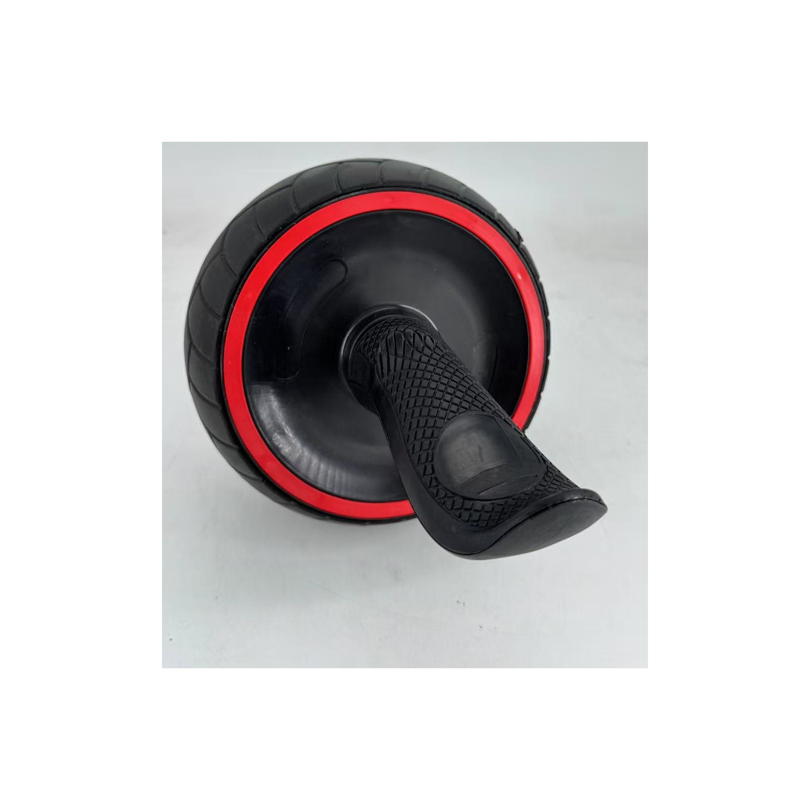 Ab Roller Wheel, Wide-Tread Rubber Abdominal Exercise Roller with Non-Slip Contoured Handles