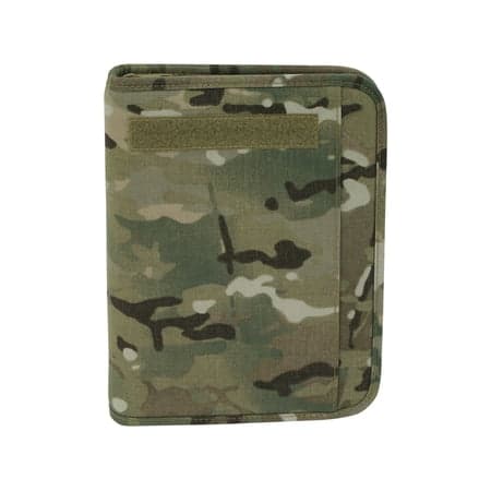 Mercury Tactical Gear Large Zippered Planner, MultiCam, 10.25 x 7.5 x 1.5 in 3-Ring Binder Organizer