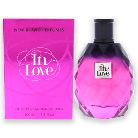 New Brand In Love for Women Eau de Parfum Natural Spray, 100 ml / 3.3 fl oz, Made in France