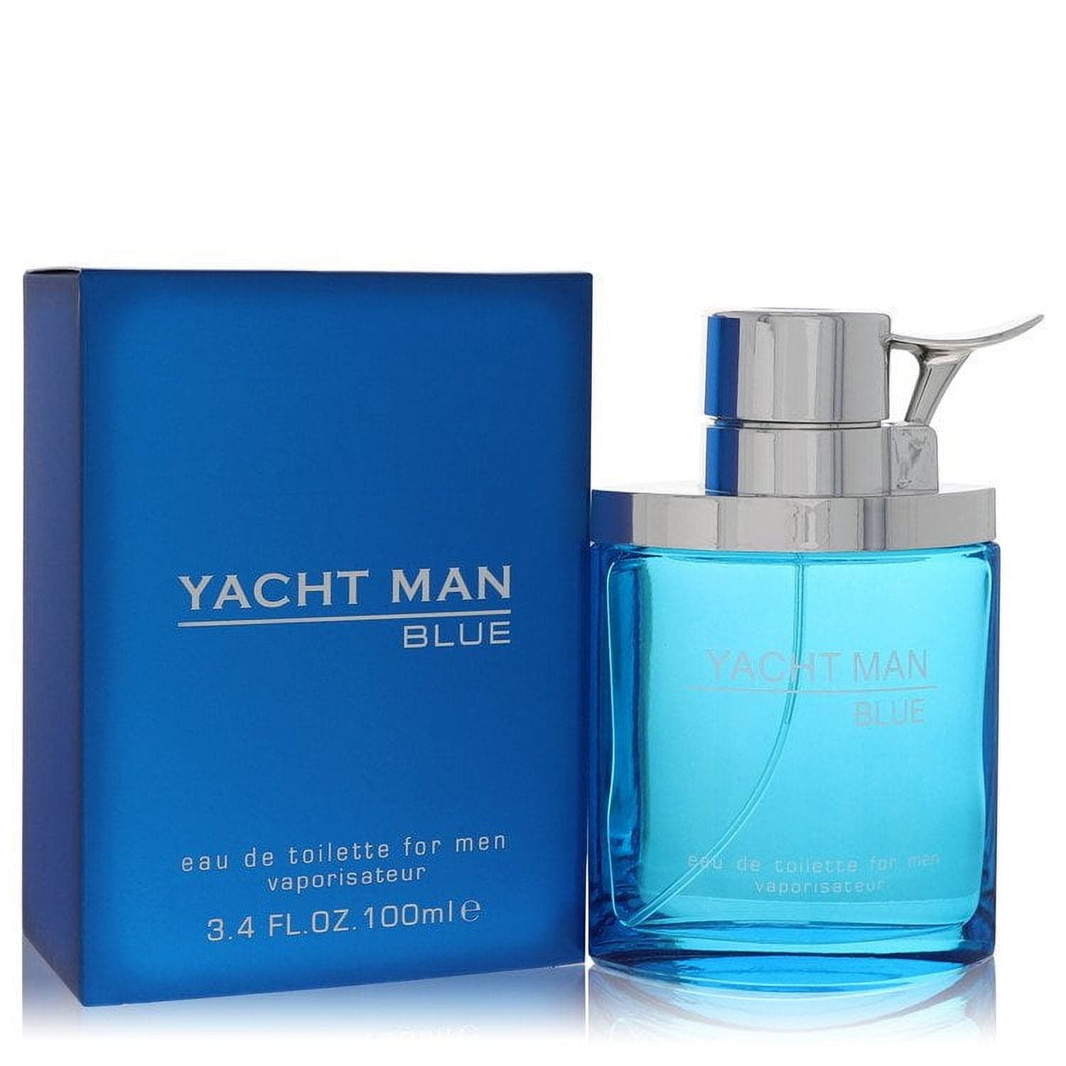 Yacht Man Blue by Myrurgia Eau de Toilette Spray for Men, 3.4 fl oz / 100 ml