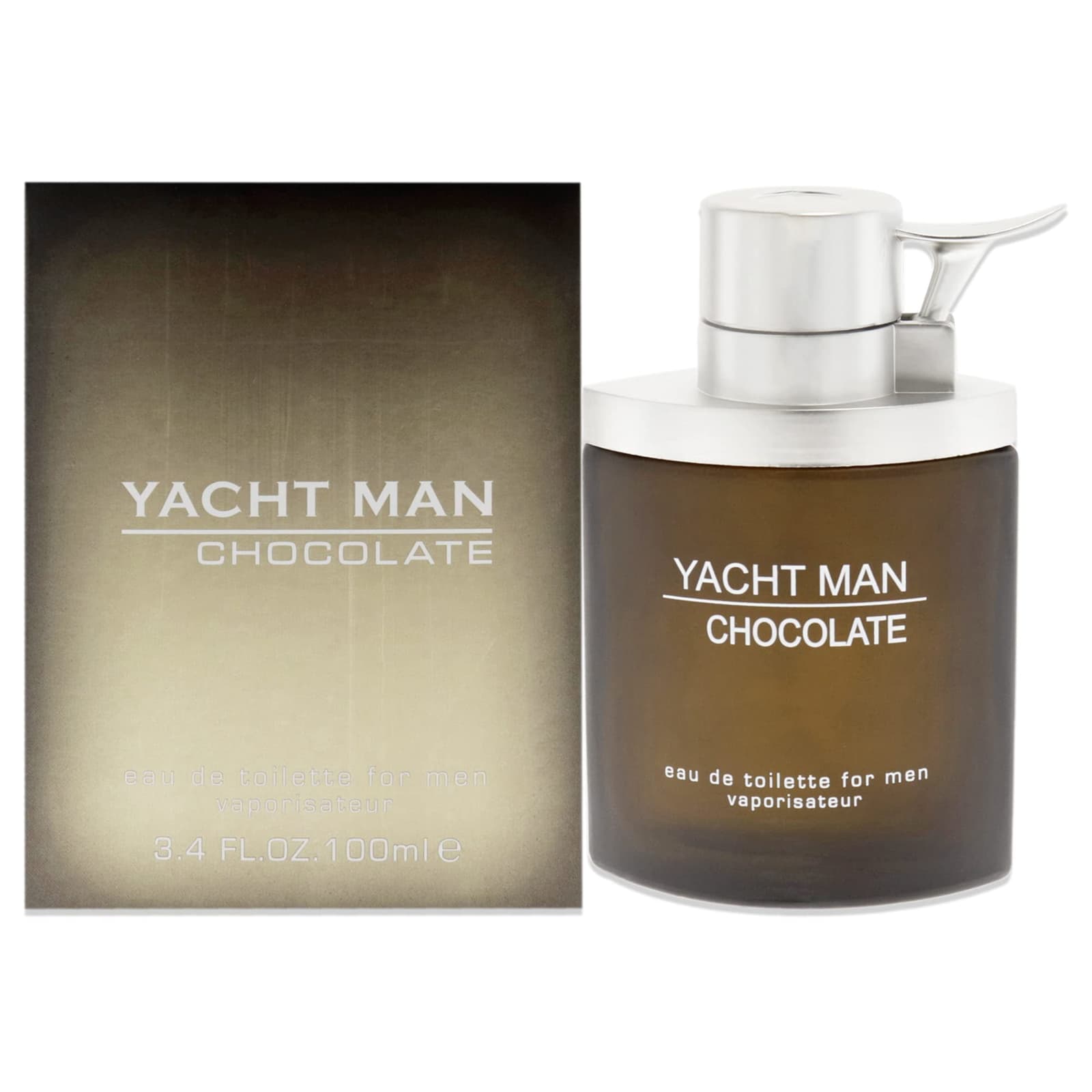 Yacht Man Chocolate by Myrurgia Eau de Toilette Spray for Men, 3.4 fl oz / 100 ml