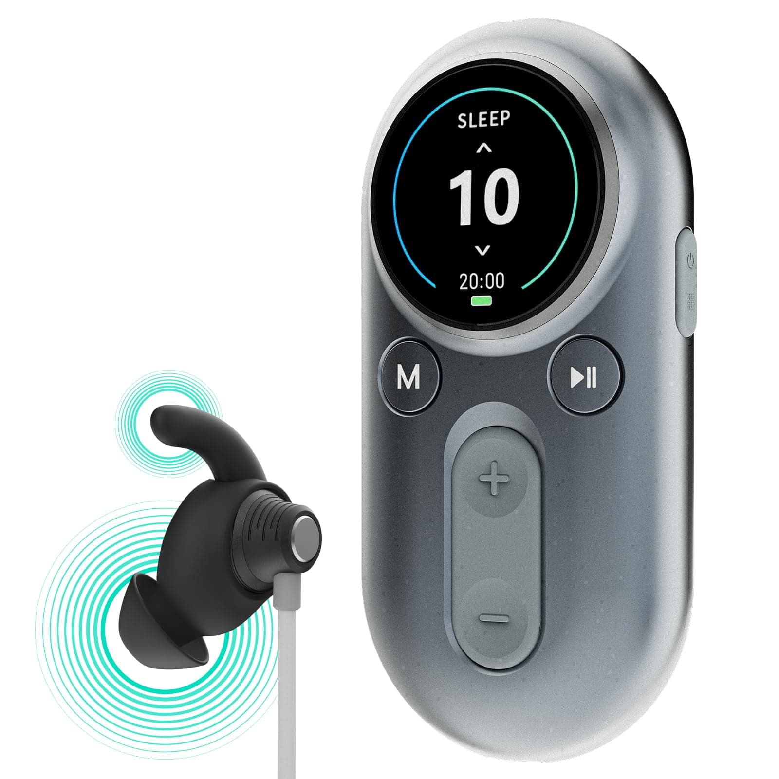 ZenoWell Luna Vagus Nerve Stimulator, Rechargeable Ear Relaxation Device, 4 Modes, 30 Intensity Levels