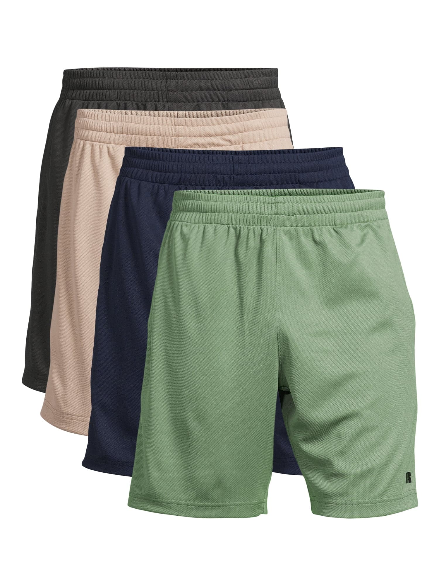 3packs Men's Performance Shorts Size S - White/green/black