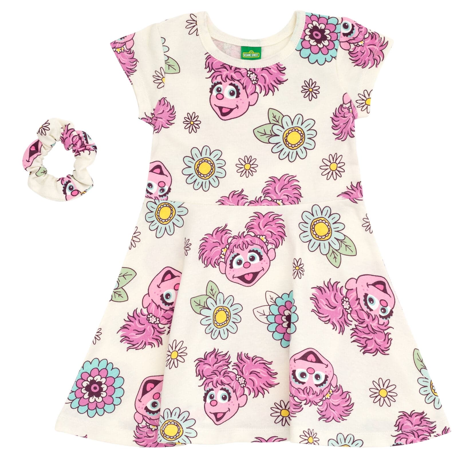 Sesame Street Girls Dress with Panties for Infant and Toddler – 18M