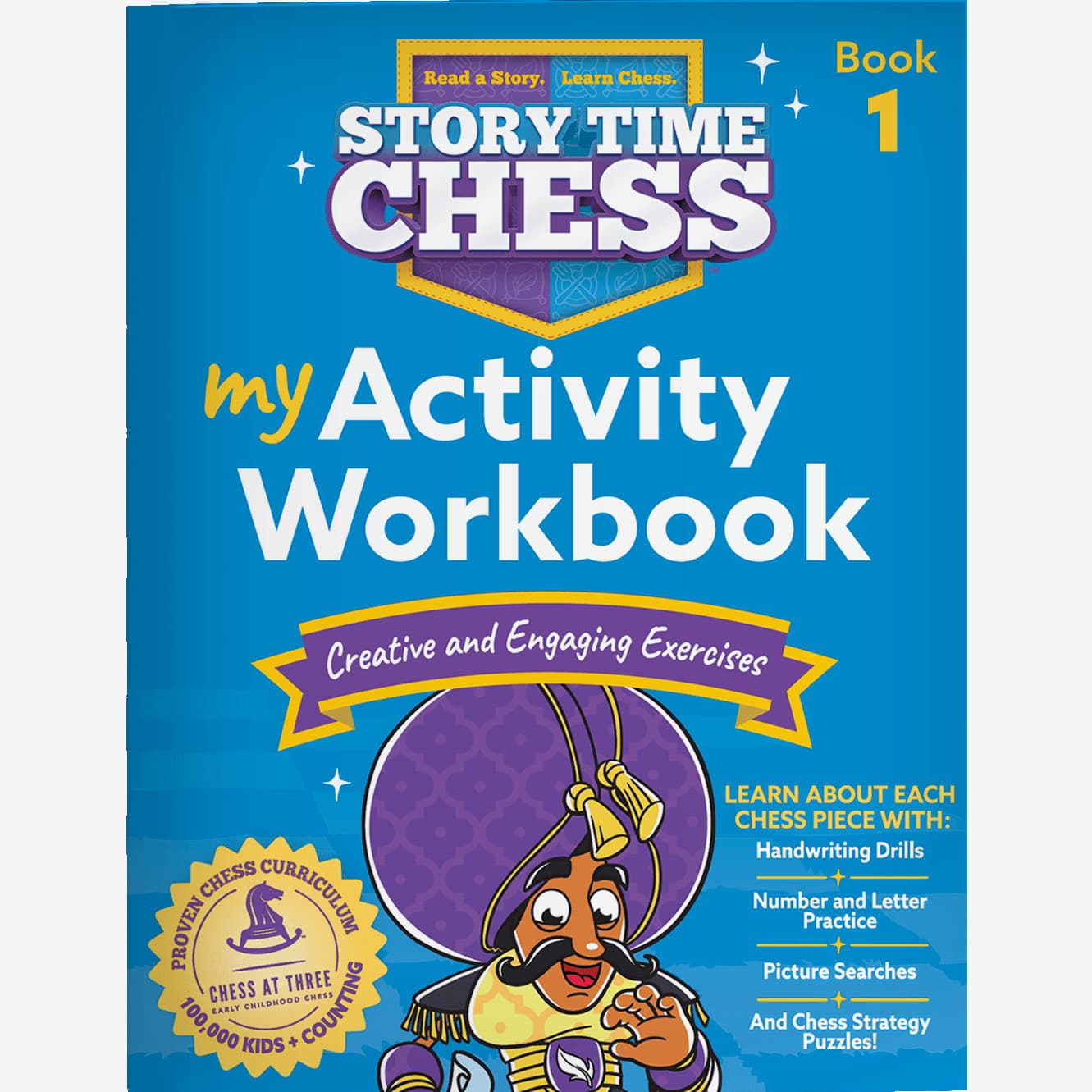 Story Time Chess Activity Workbook Educational Learning Book Chess Learning G...
